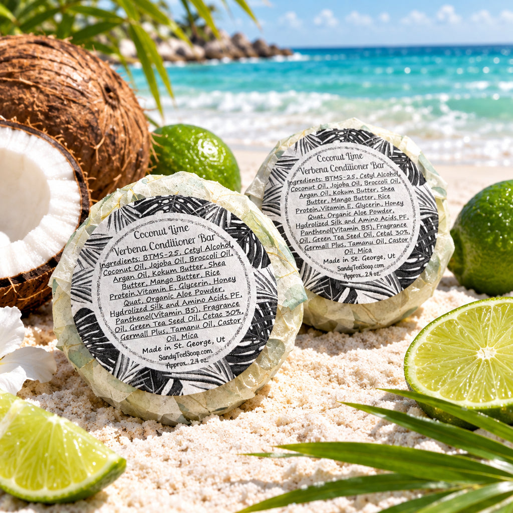 Coconut Lime Verbena Conditioner Bar