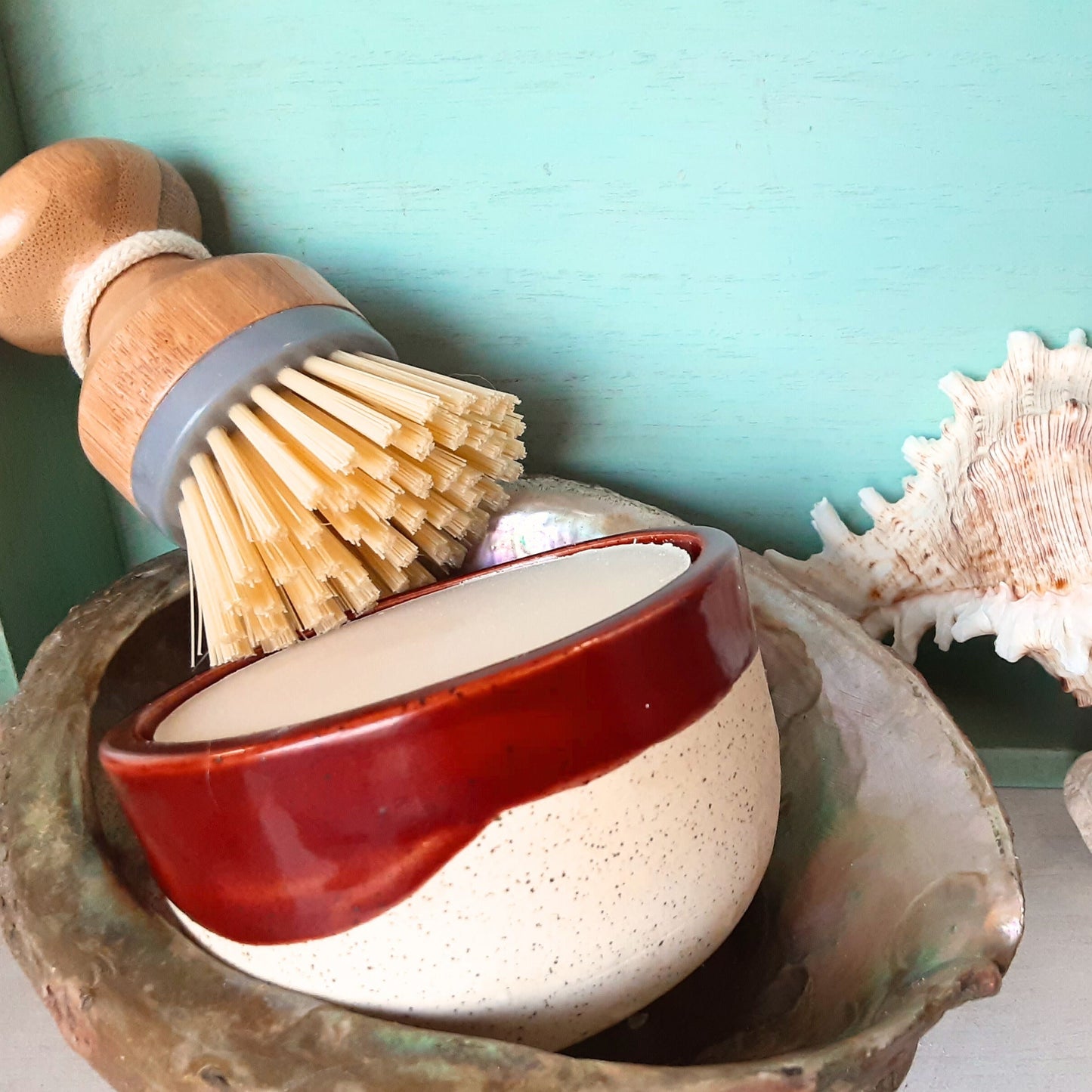 Coconut Dish Soap with Brush