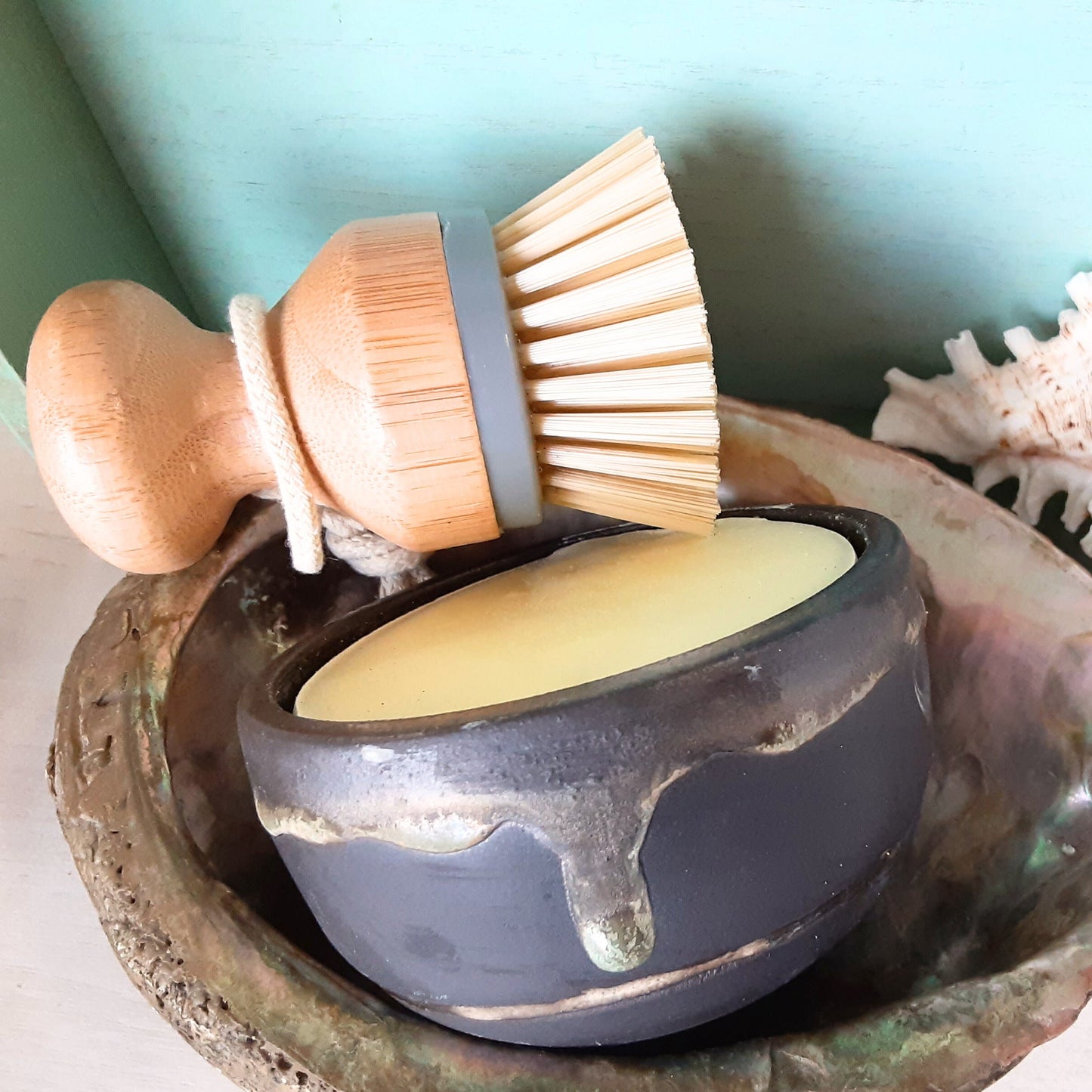Coconut Dish Soap with Brush