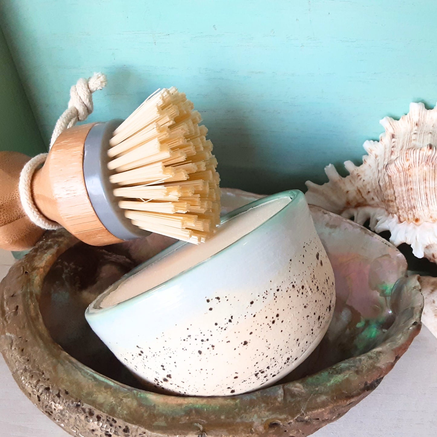 Coconut Dish Soap with Brush