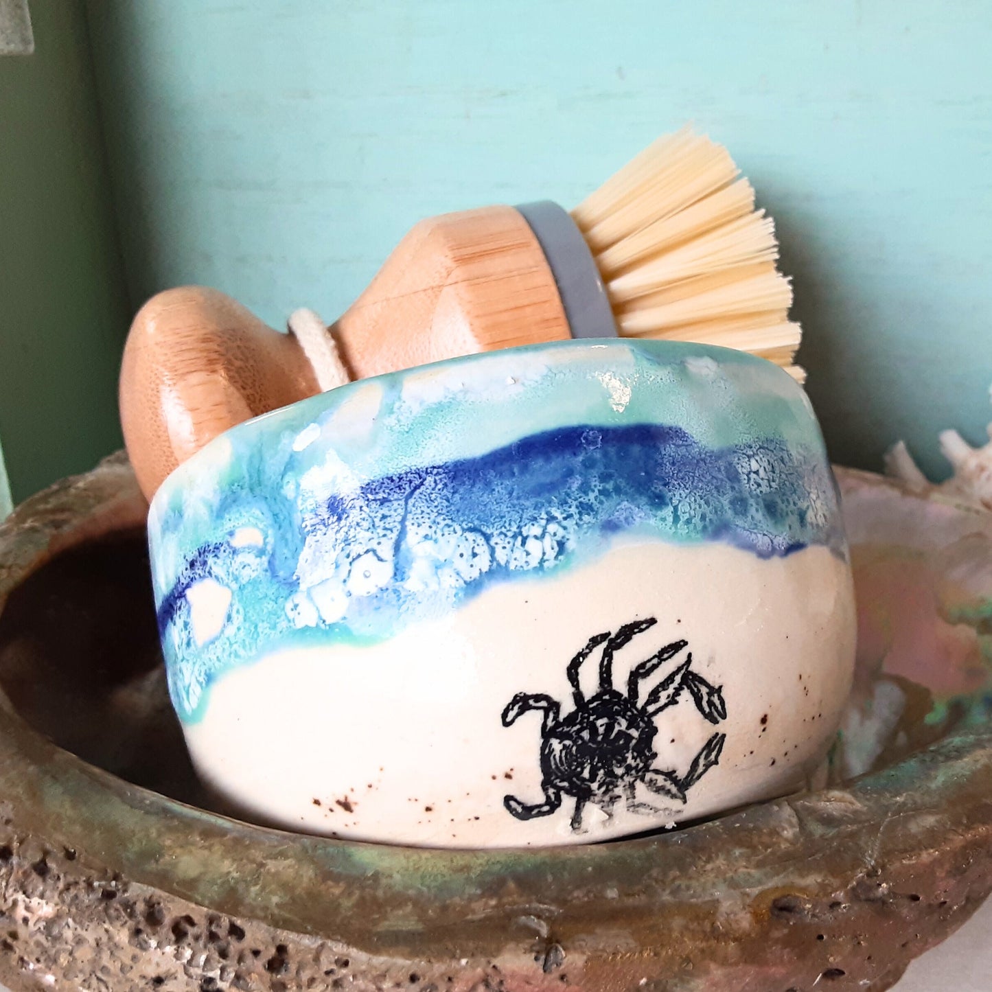 Coconut Dish Soap with Brush