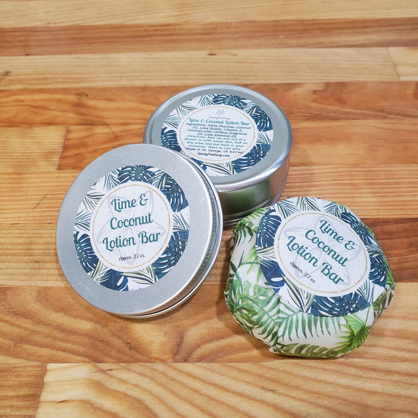 Coconut & Lime Lotion Bar