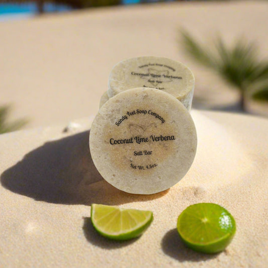 Coconut Lime Verbena Salt Bar