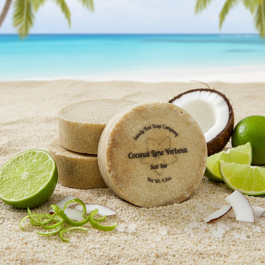 Coconut Lime Verbena Salt Bar