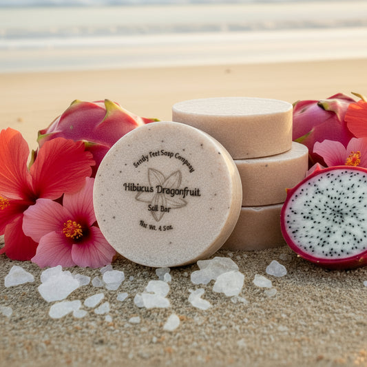Hibiscus Dragonfruit Sea Salt Soap