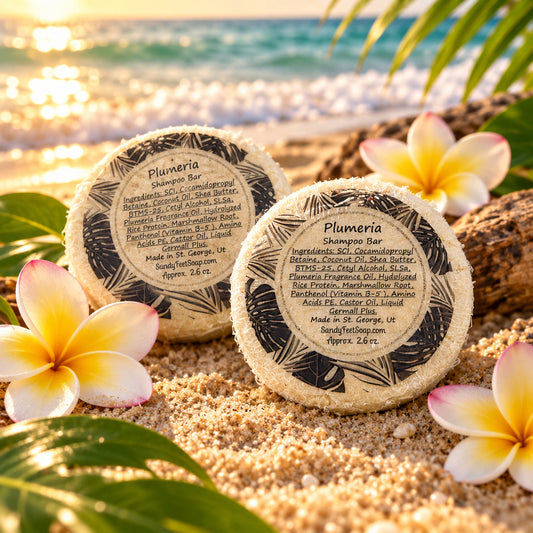 Plumeria Shampoo Bar