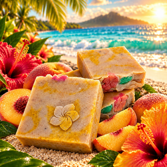 Hibiscus Peach Soap