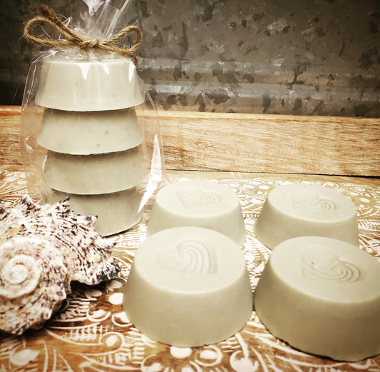 Calming Clay Face Bars, 'Mini's' (Shea and Mango Butter, Set of 4) Soap