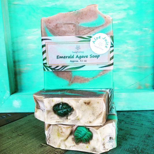 Emerald Agave Soap